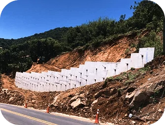 Contenção executada pela MLA