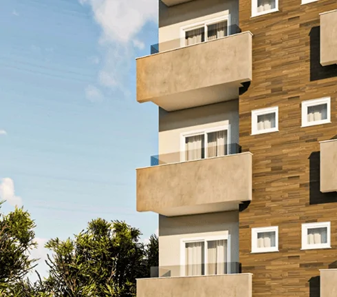 Residencial Beatriz, detalhe da fachada